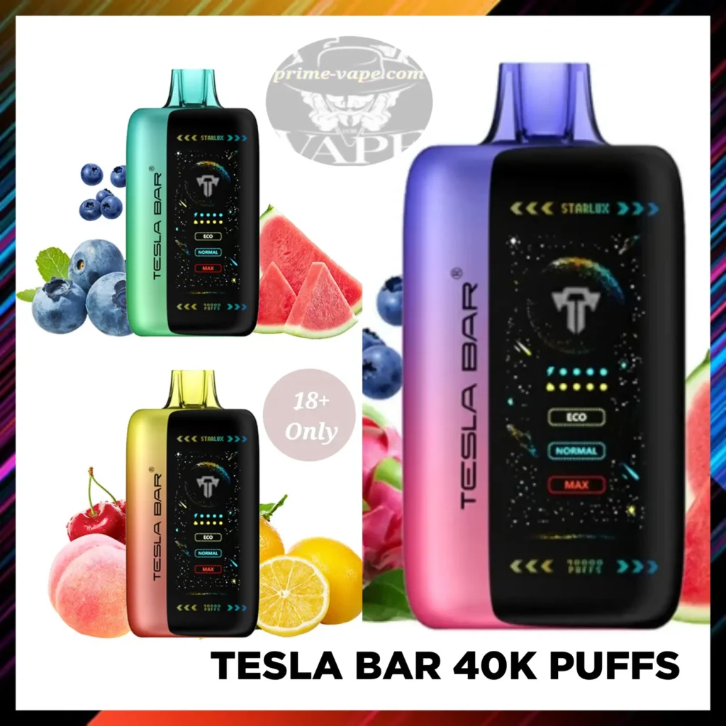 Tesla Bar XT 40000 Puffs Disposable Vape in Dubai UAE