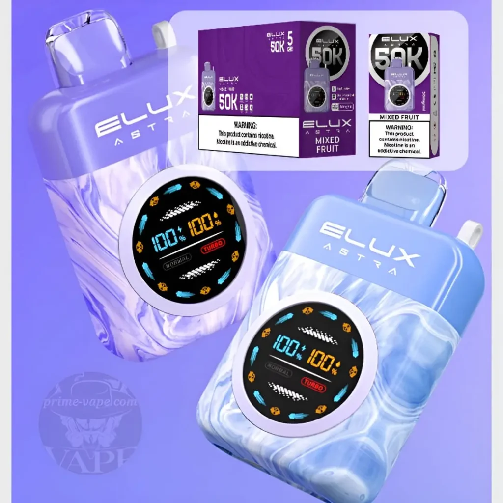 Elux Astra 50000 Puffs Disposable Vape 50k 50MG in Dubai UAE
