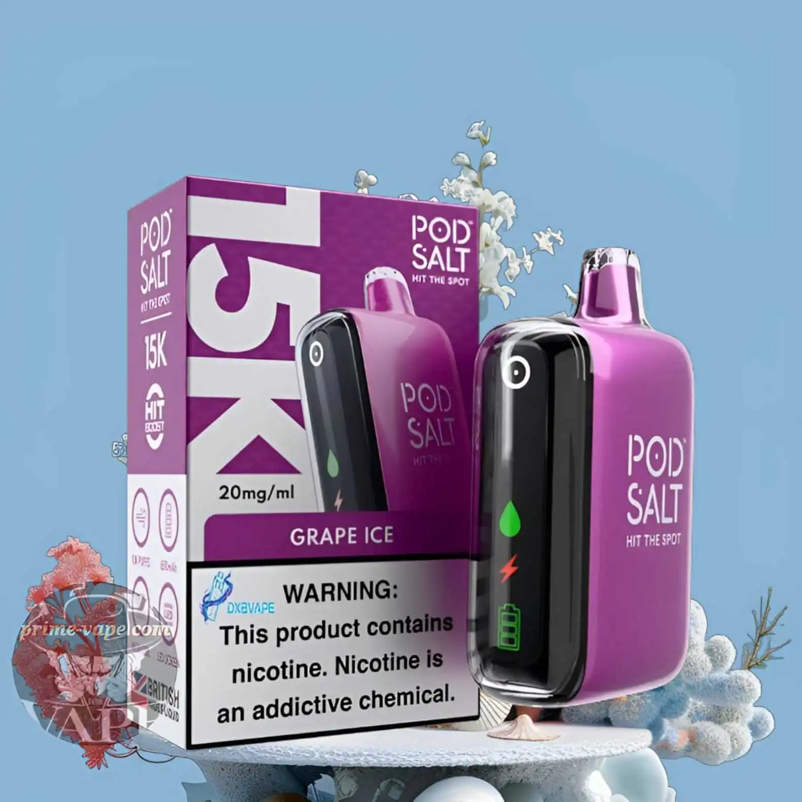 Pod Salt 15000 Puffs Disposable Vape 15k 20mg in Dubai UAE
