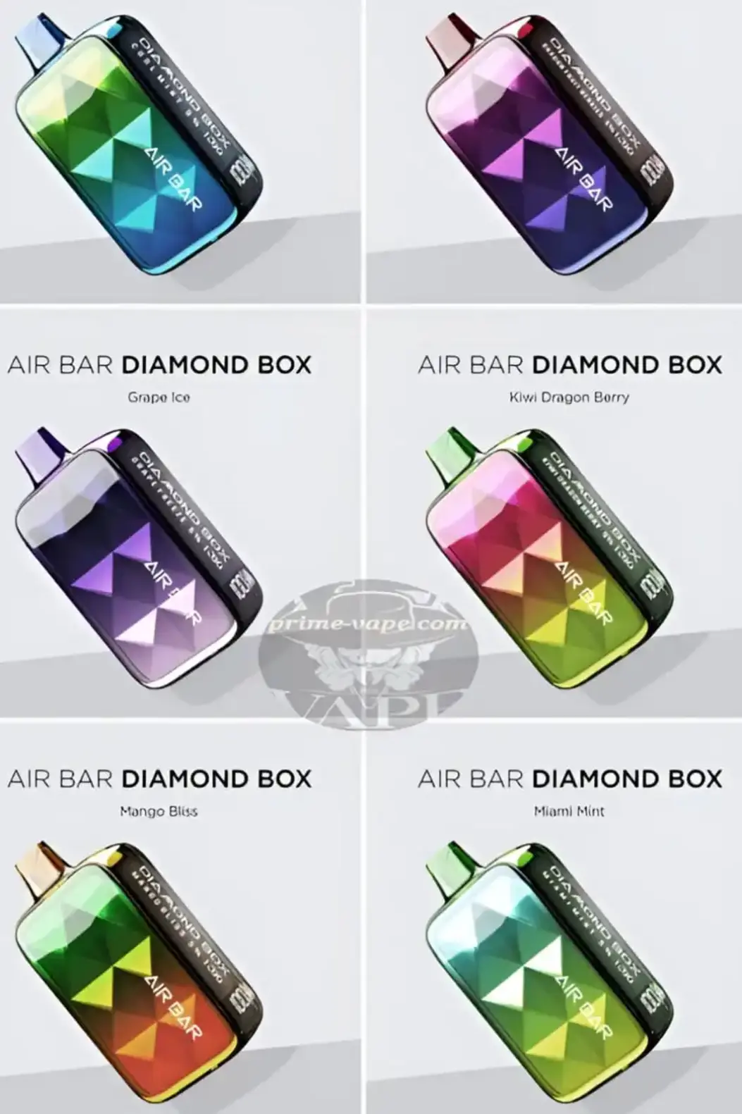 Air Bar 20000 Puffs Diamond Box Authentic Vape Kit - Dubai UAE