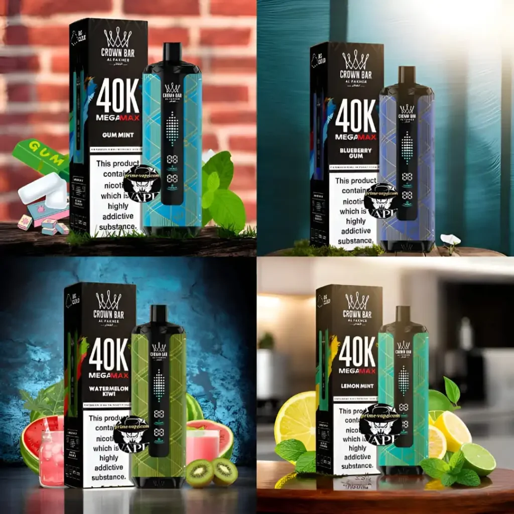 Al Fakher Crown Bar Mega Max 40k Vape Pod 40000 Puffs - Dubai