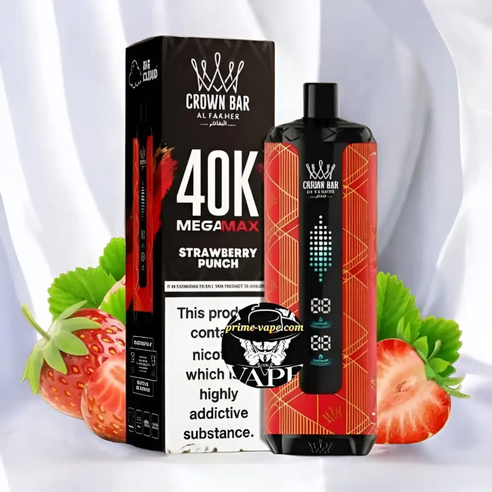 Al Fakher Crown Bar Mega Max 40000 Puffs Disposable Kit - Dubai