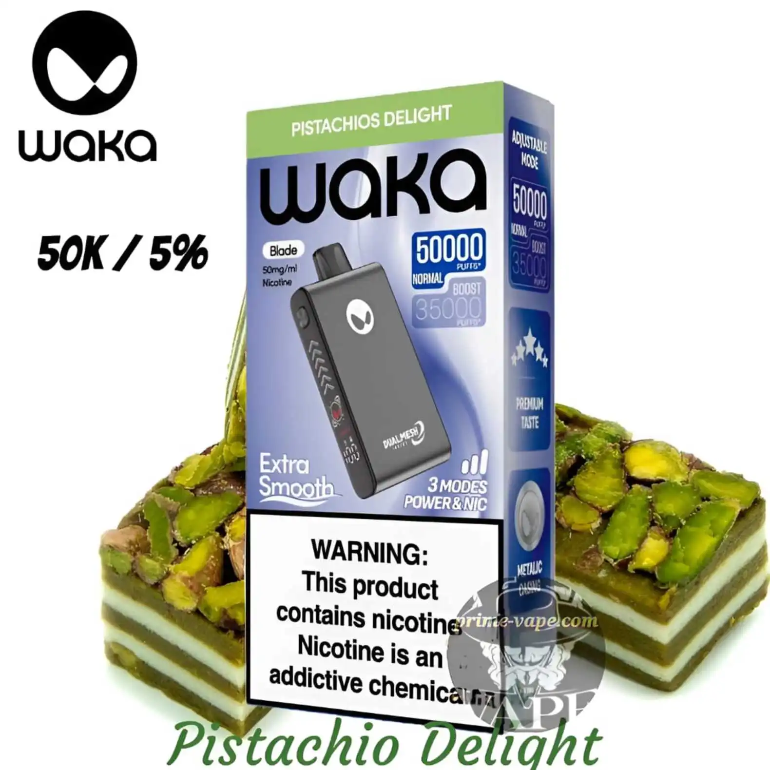 Waka Blade 50000 Puffs Finest 50k Disposable Vape - Dubai UAE
