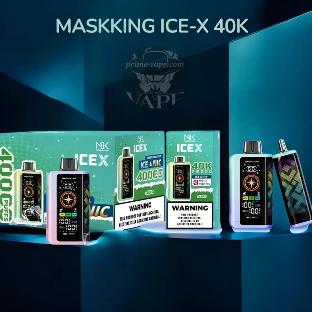 Maskking IceX 40k Disposable Vape Kit 40000 Puffs – Dubai UAE