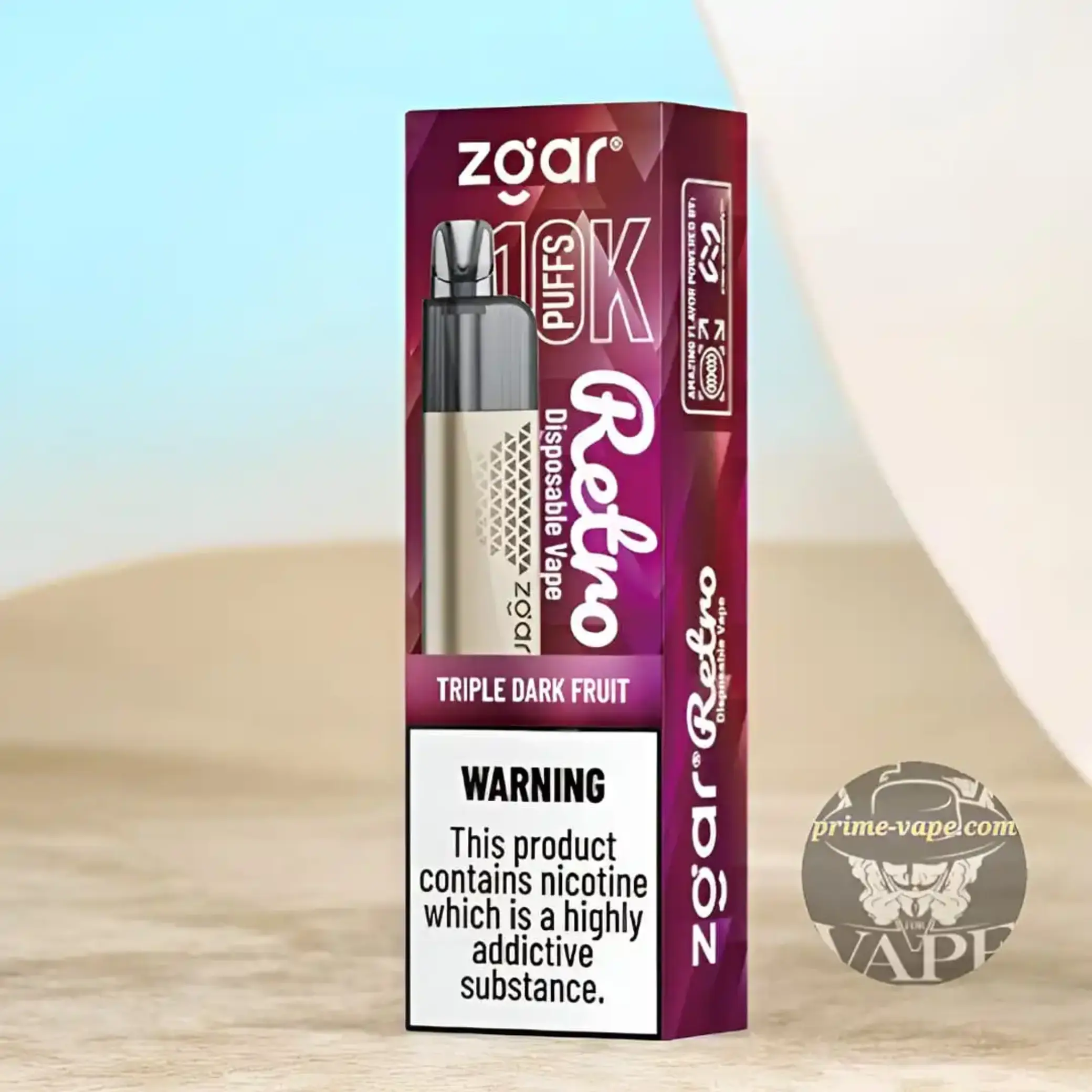 Zgar Retro 10000 Puffs Disposable Vape Kit 10k - Dubai UAE