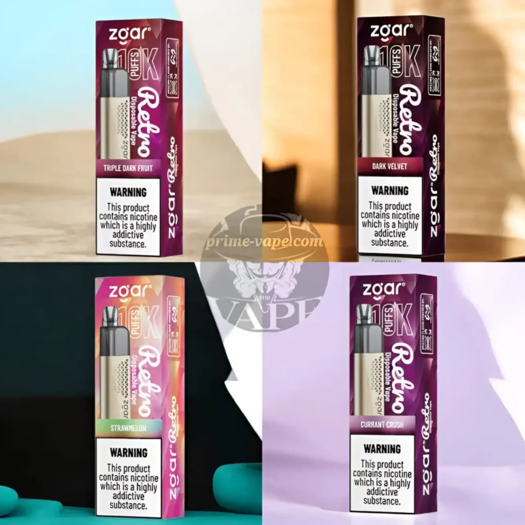 Zgar Retro 10k Disposable Vape 10000 Puffs Dubai UAE