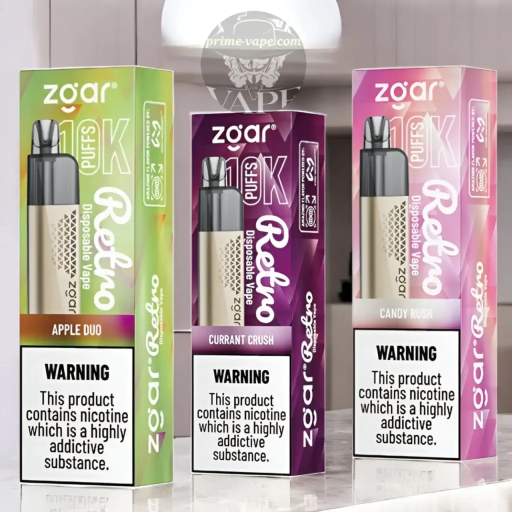 Zgar Retro 10k Disposable Vape 10000 Puffs Dubai UAE