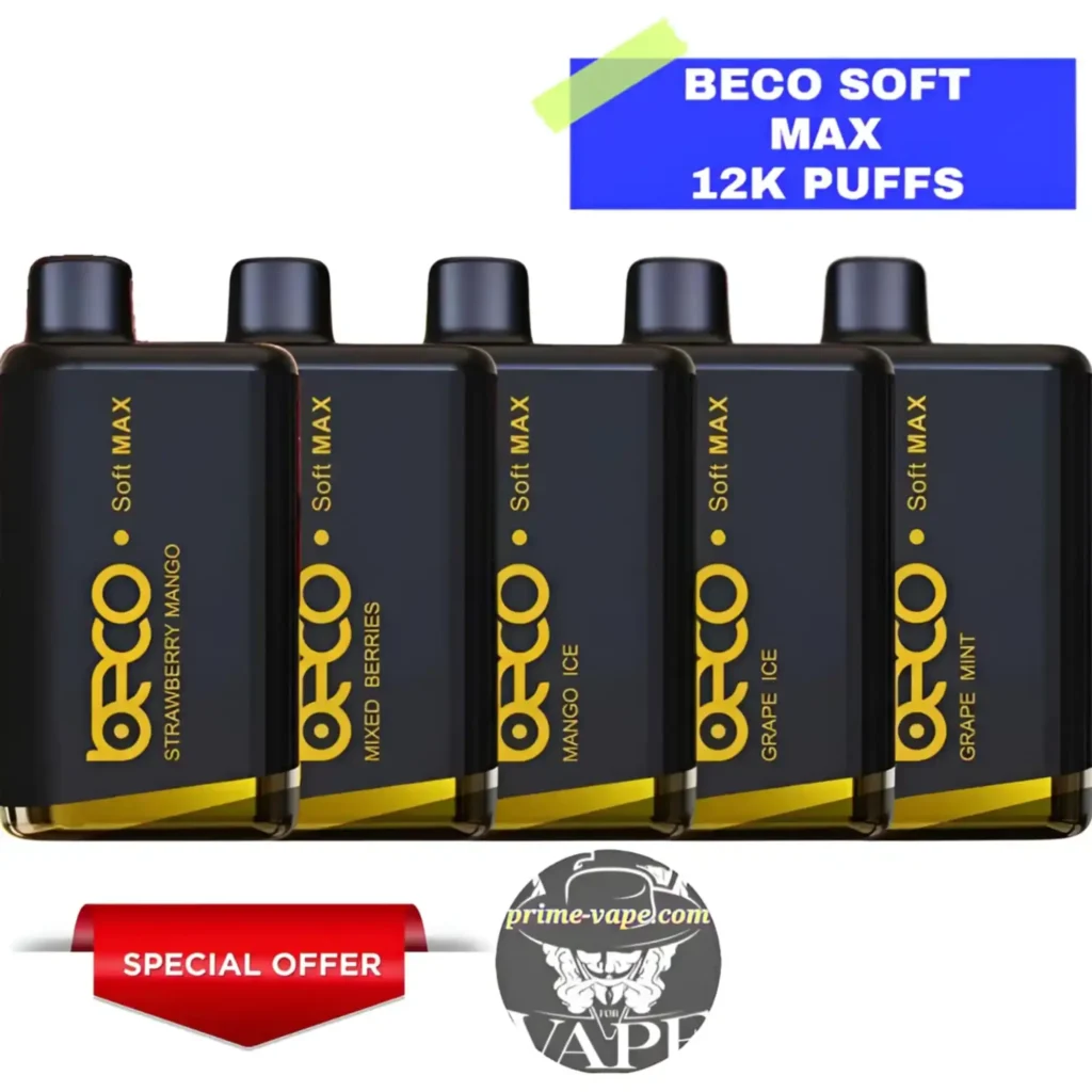 BECO SOFT MAX 12K Disposable Vape 12000 Puffs – UAE
