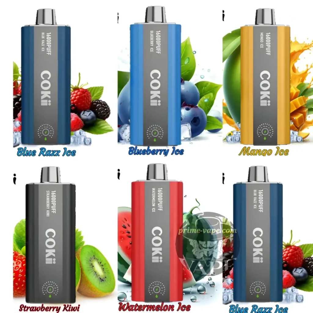 Cokii Zero Nicotine 16000 Puffs Disposable Vape 16k - UAE