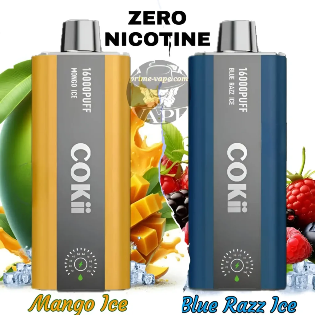 Cokii Zero Nicotine 16000 Puffs Disposable Vape 16k - UAE