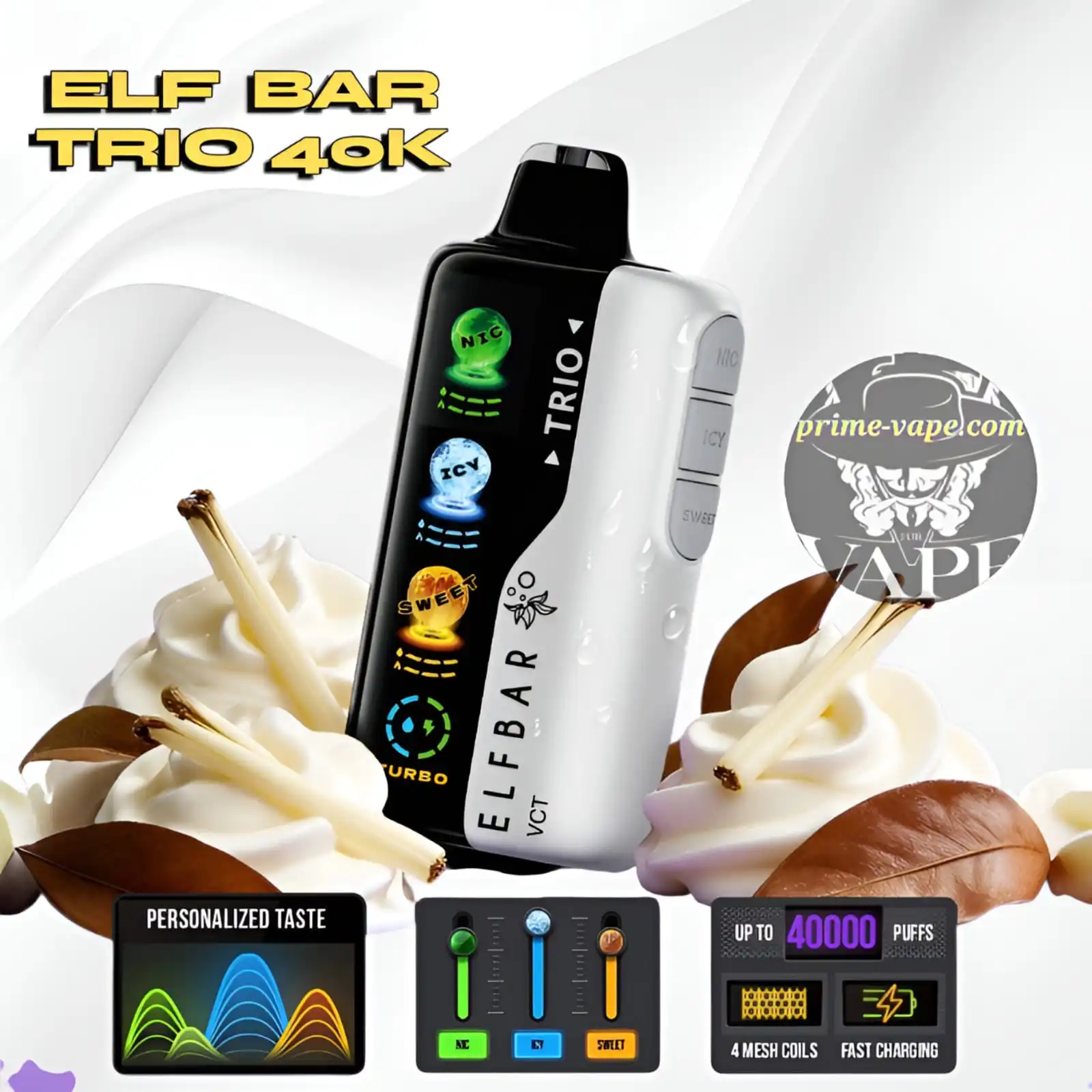 Elf Bar Trio 40000 Puffs Disposable Vape | Best Satisfaction Dubai