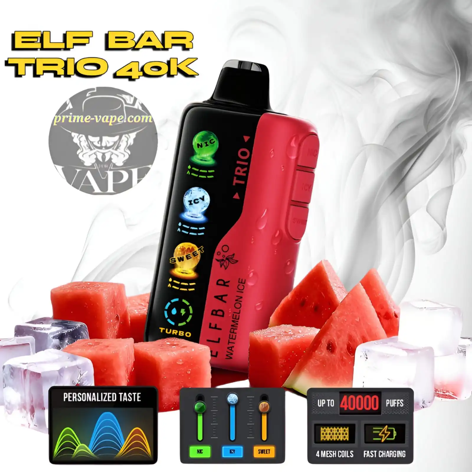 Elf Bar Trio 40000 Puffs Disposable Vape | Best Satisfaction Dubai