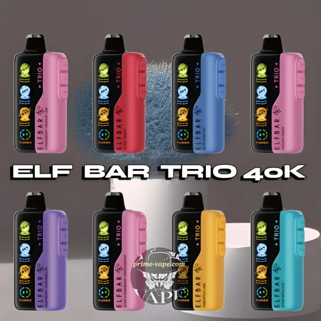 Elf Bar Trio 40k Disposable Vape 40000 Puffs 5% - Dubai UAE