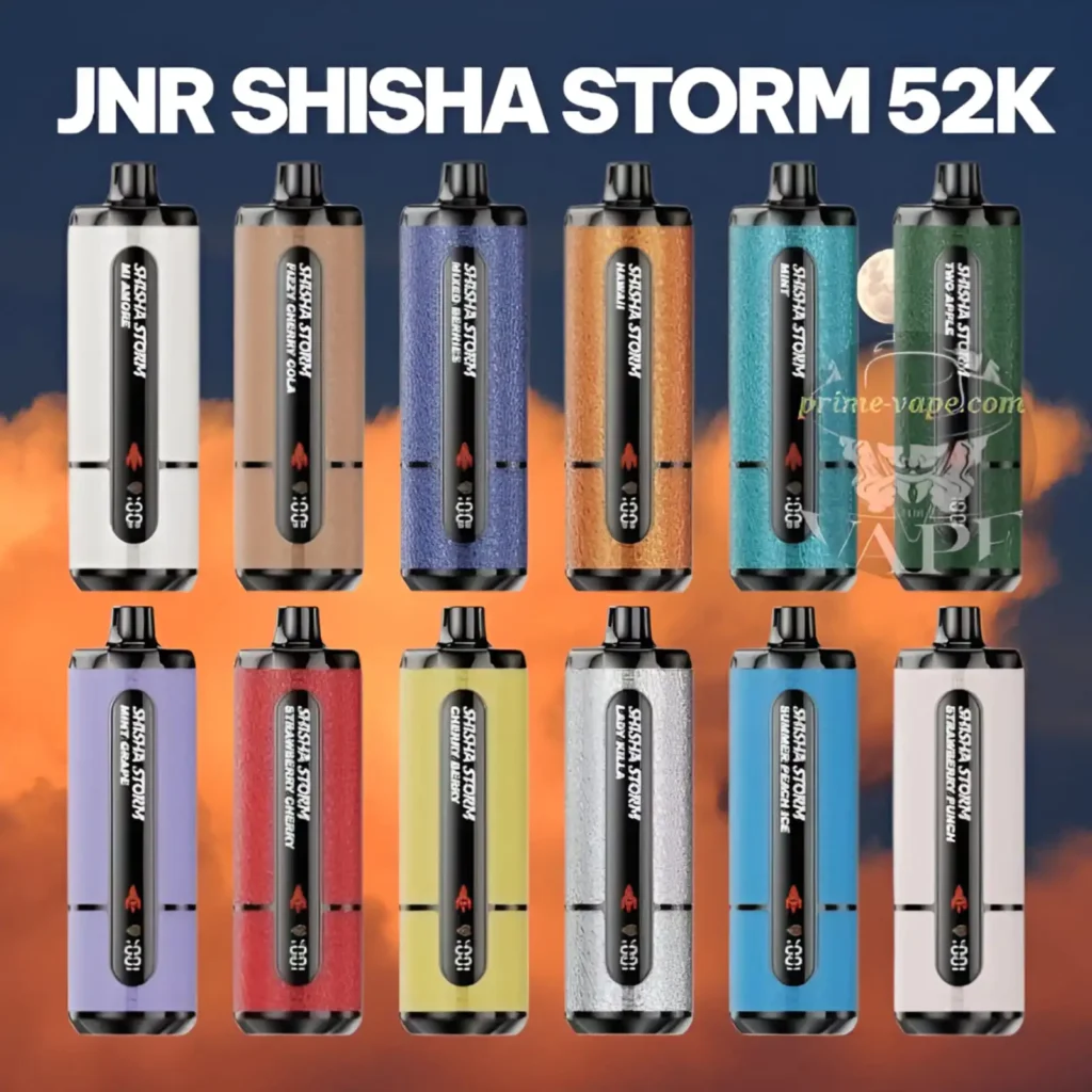 JNR Shisha Storm 52000 Puffs DTL Disposable Vape – UAE