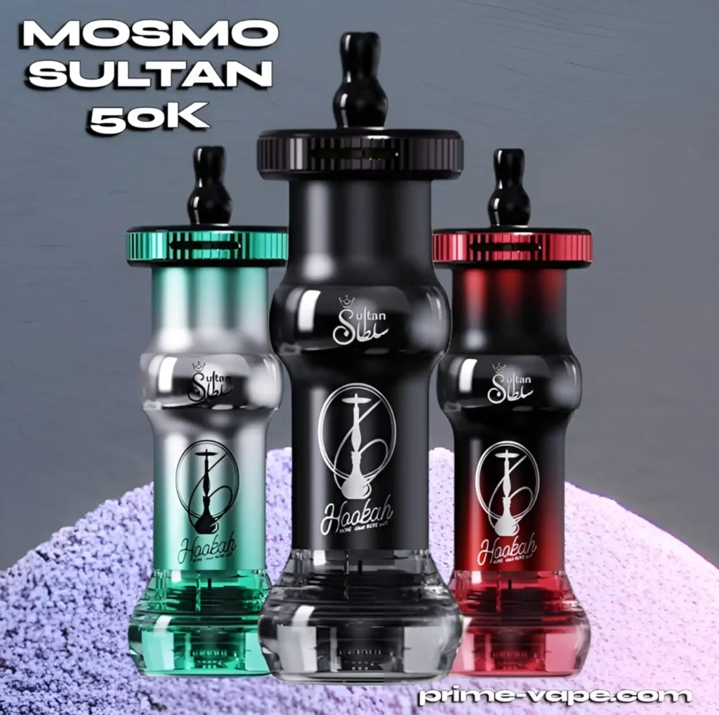 Mosmo Sultan 50k Puffs Hookah DTL 50000 Vape Kit in Dubai