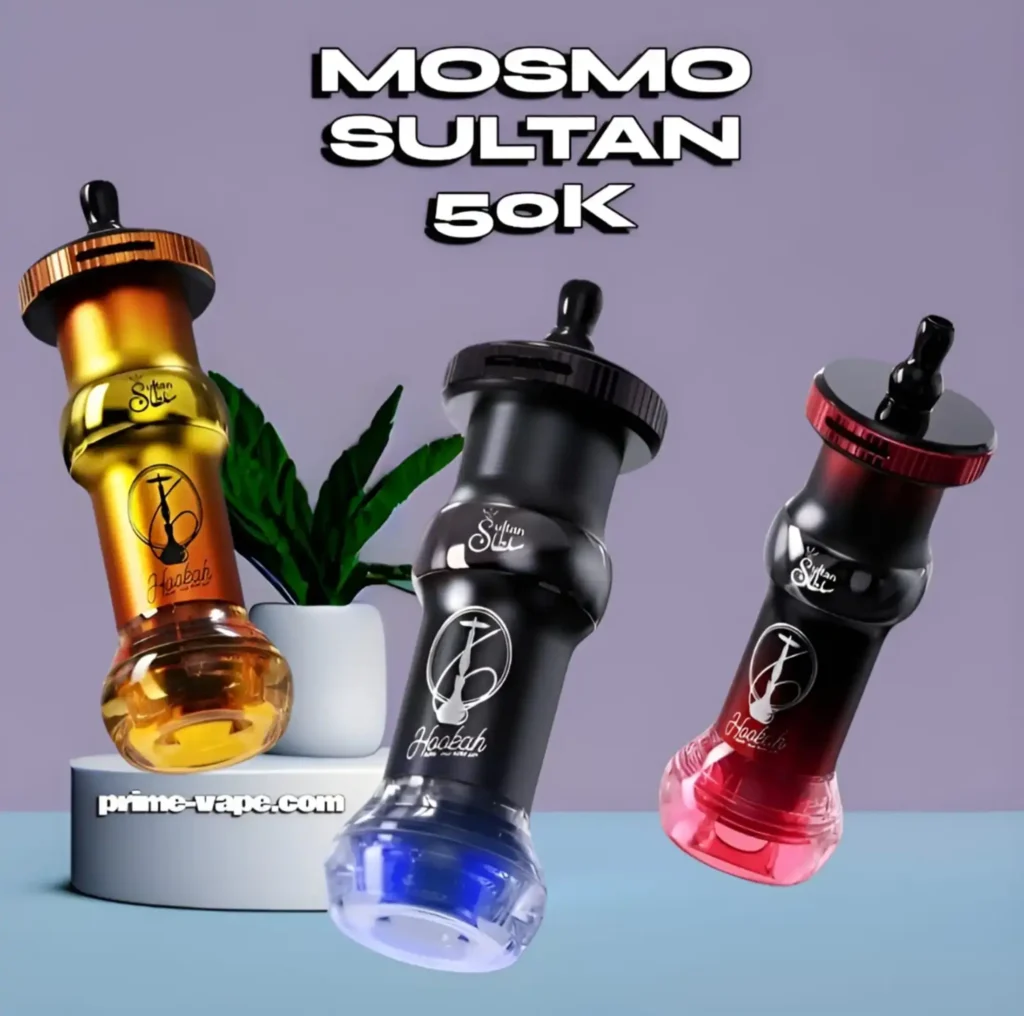Mosmo Sultan 50k Puffs Hookah DTL 50000 Vape Kit in Dubai