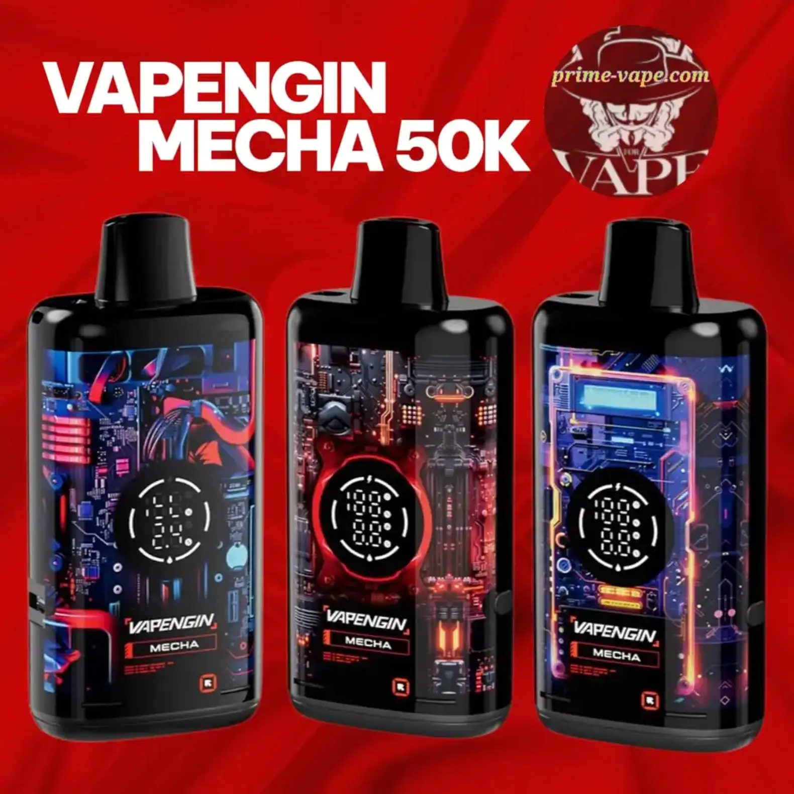 vape taste burnt after charging Best VAPENGIN Mecha 50000 Puffs 2% Nicotine Vape in Dubai main image 1