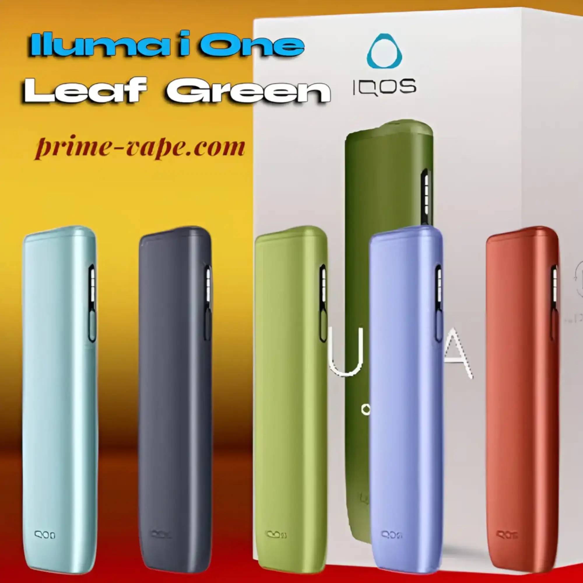 Buy IQOS Iluma i One Leaf Green #1 Kit for Terea Sticks - Dubai