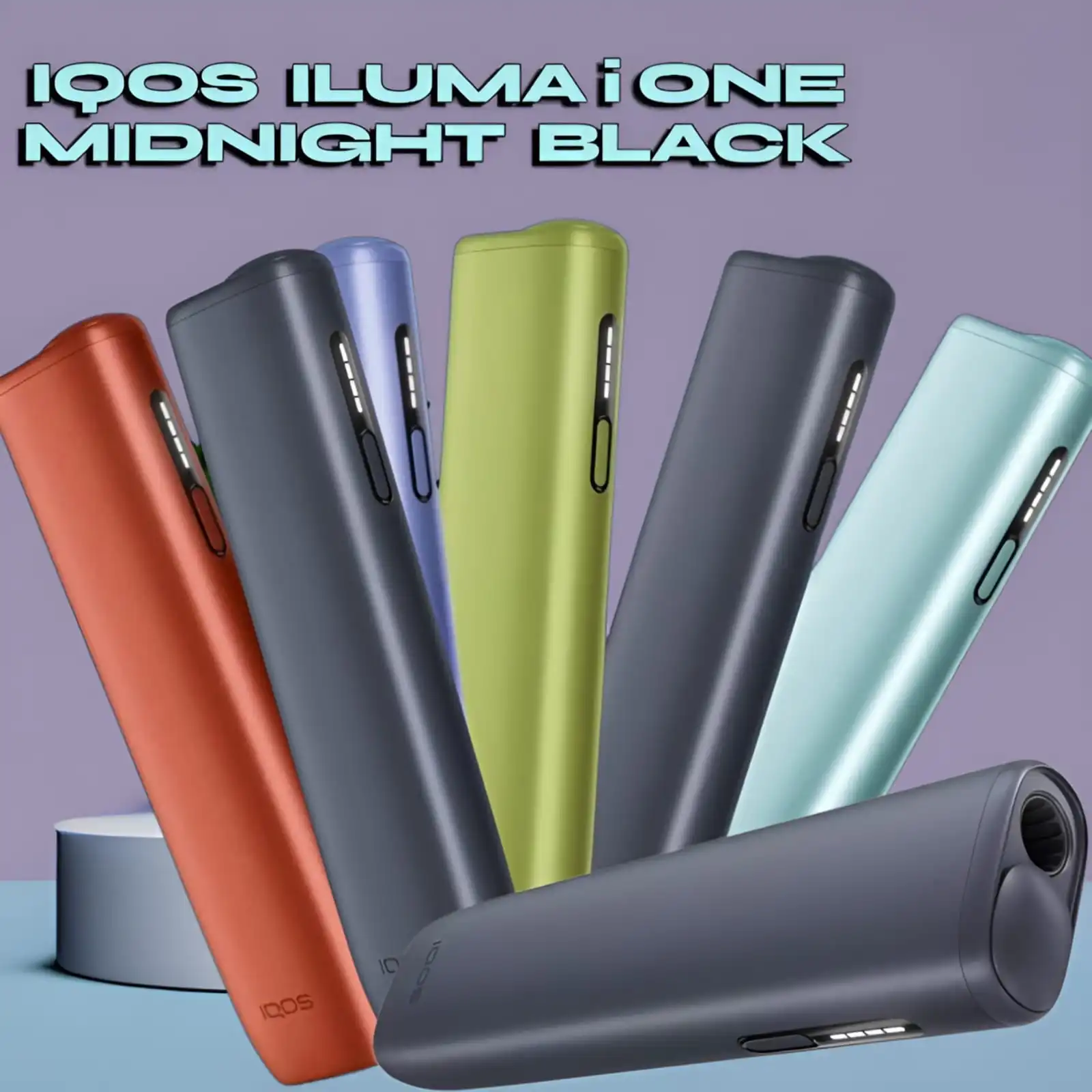IQOS ILUMA i ONE Midnight Black Kit | Genuine Device - Dubai UAE