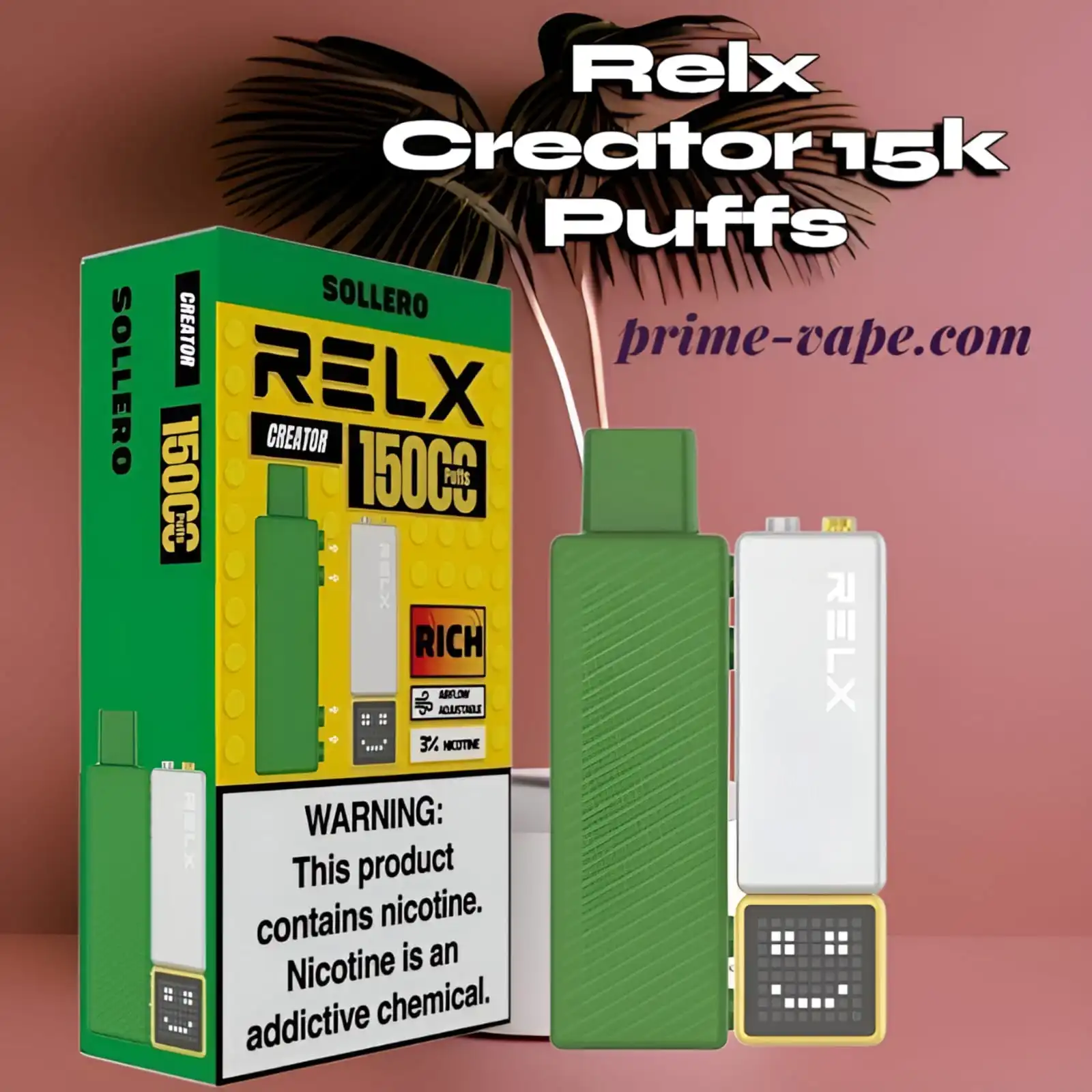 Relx Creator 15000 Puffs Exciting Starter Kit - Dubai UAE