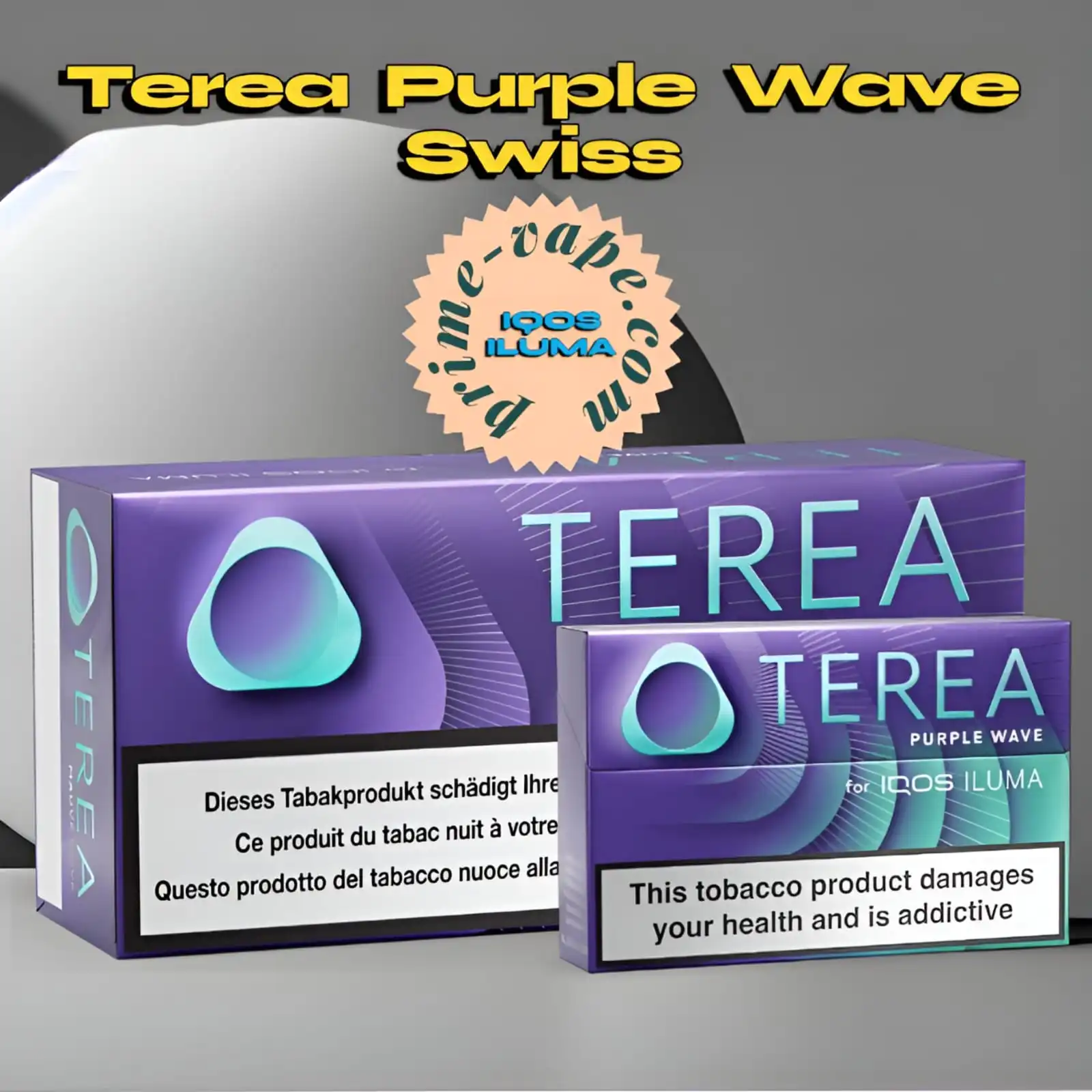 Terea Purple Wave Flavor Swiss Tobacco Sticks – Dubai UAE