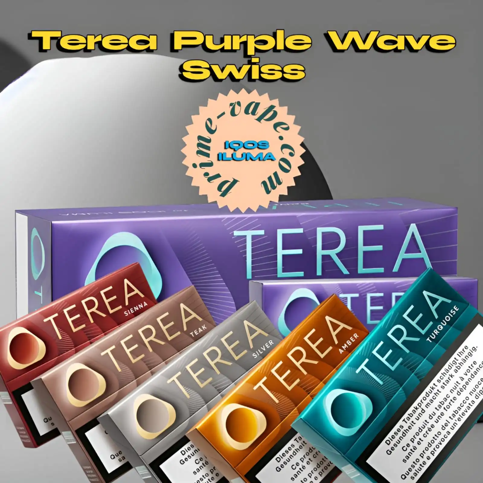 Terea Purple Wave Flavor Swiss Tobacco Sticks – Dubai UAE