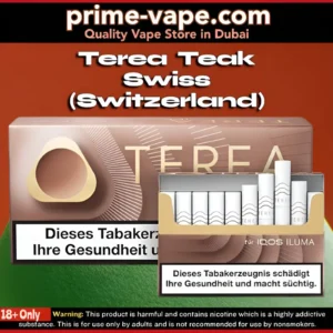 Terea Teak Flavor Swiss Edition (Switzerland) – Dubai UAE