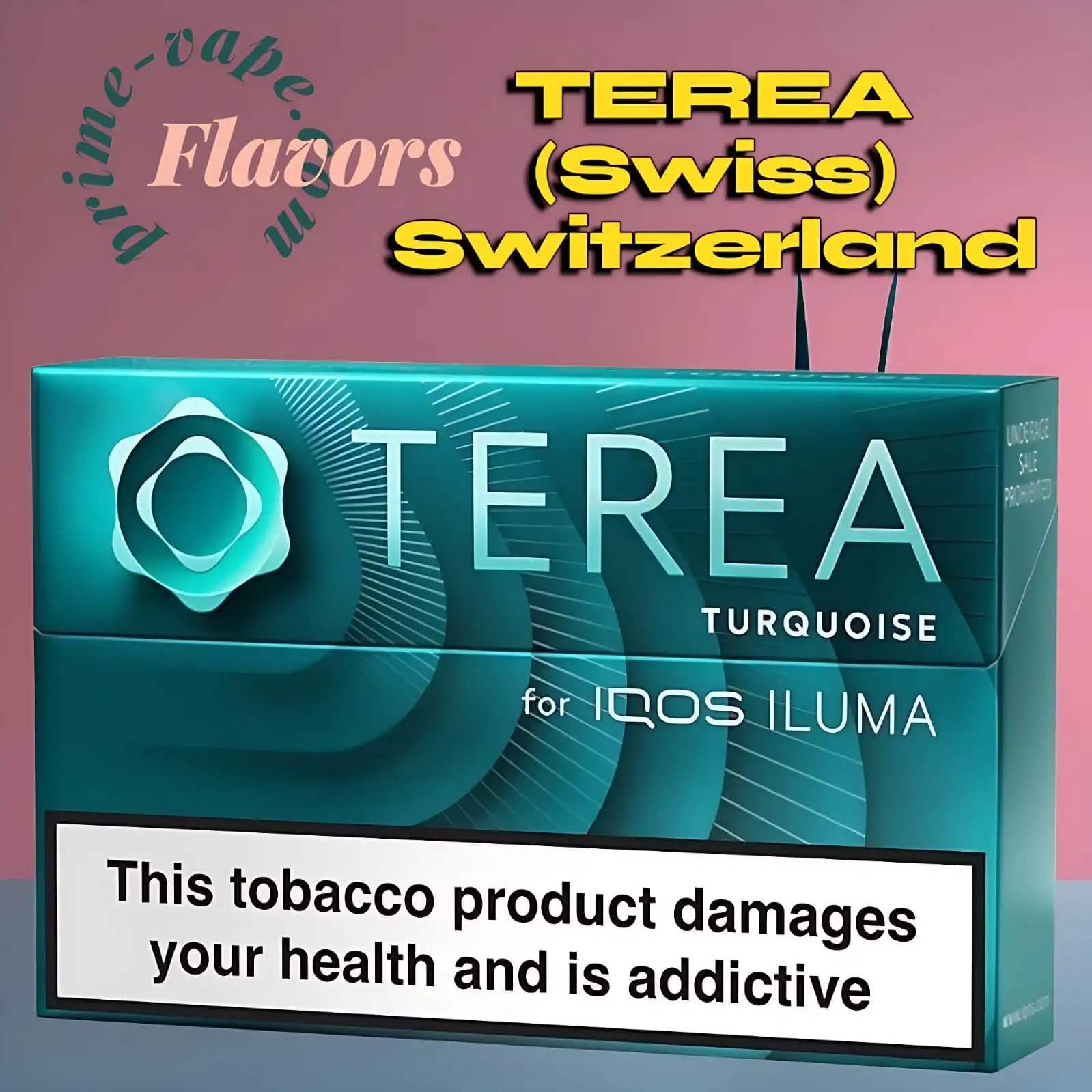 Terea Turquoise Swiss Tobacco Sticks in Dubai - Switzerland