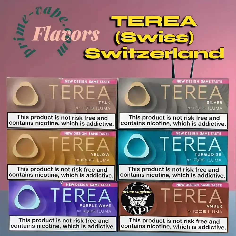 Terea Turquoise Swiss Tobacco Sticks in Dubai - Switzerland