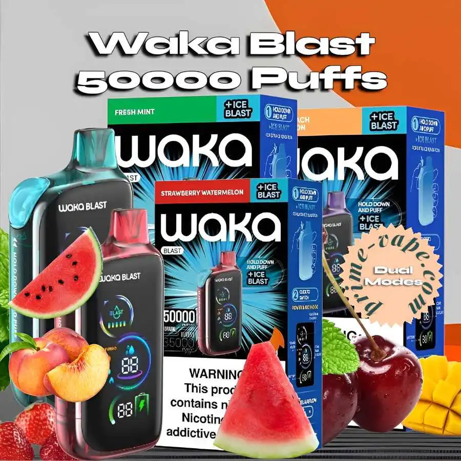 Best Waka Blast 50000 Puffs Ice Blast Vape Kit – Dubai UAE