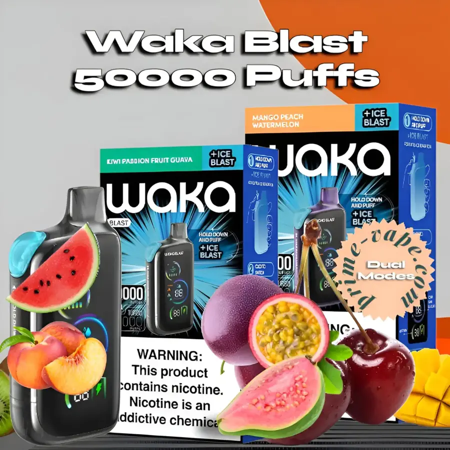 Best Waka Blast 50000 Puffs Ice Blast Vape Kit – Dubai UAE