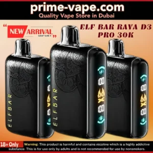 Elf Bar Raya D3 Pro 30000 Puffs Authentic Vape Pod - Dubai UAE