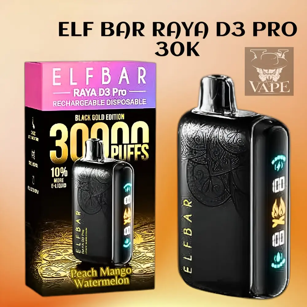 Elf Bar Raya D3 Pro 30000 Puffs Authentic Vape Pod - Dubai UAE