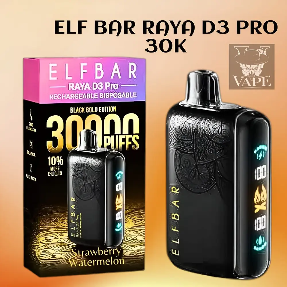 Elf Bar Raya D3 Pro 30000 Puffs Authentic Vape Pod - Dubai UAE