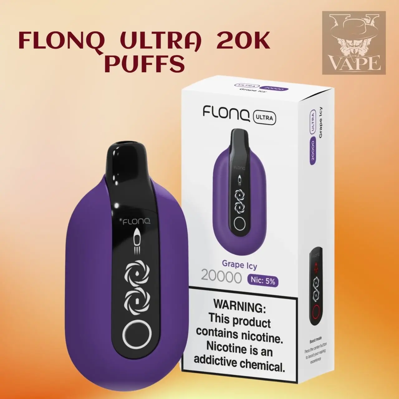 FLONQ Ultra 20000 Puffs 5% Nicotine Disposable Vape - Dubai
