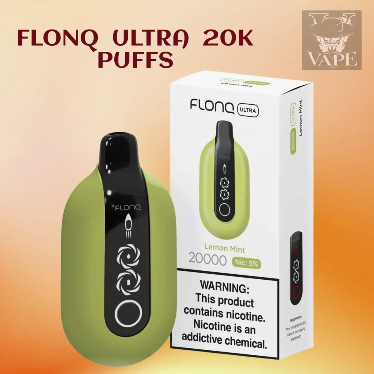 FLONQ Ultra 20000 Puffs 5% Nicotine Disposable Vape - Dubai