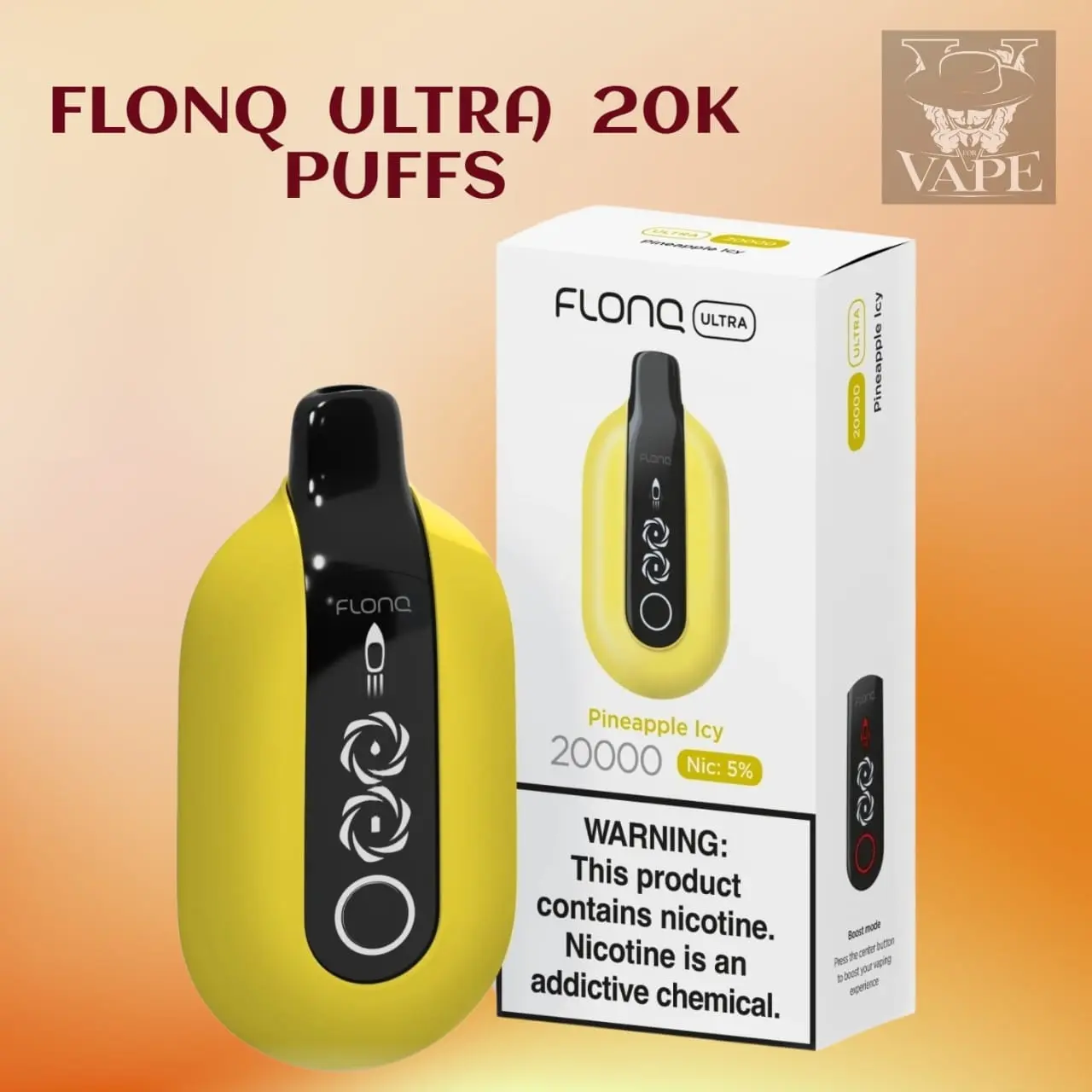 FLONQ Ultra 20000 Puffs 5% Nicotine Disposable Vape - Dubai
