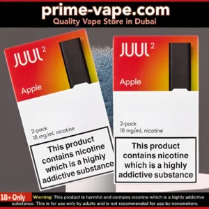 Juul 2 Pods Apple Flavor | 18mg Salt Nicotine Experience - Dubai UAE
