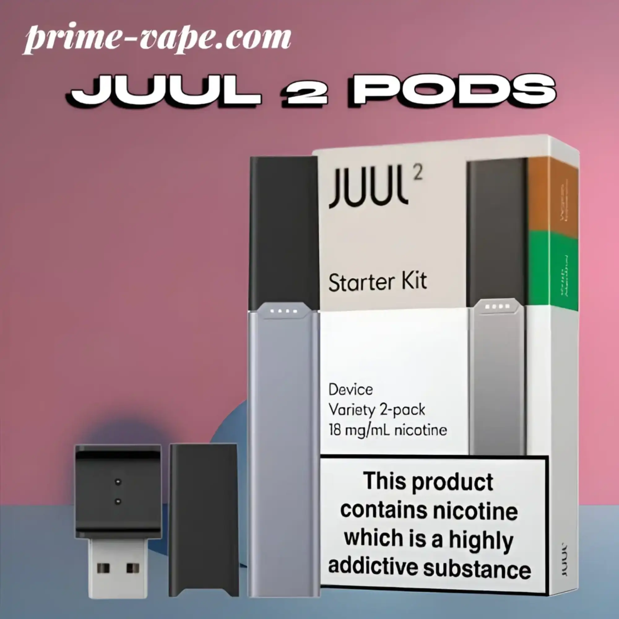 JUUL 2 Pods 18mg Nicotine in Dubai UAE | Exceptinal Flavors