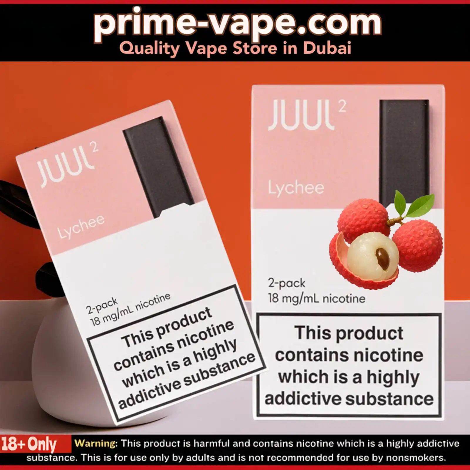 how many hits juul pod JUUL Pods 5% Nicotine 2-Pack & Display of 8 main image 0