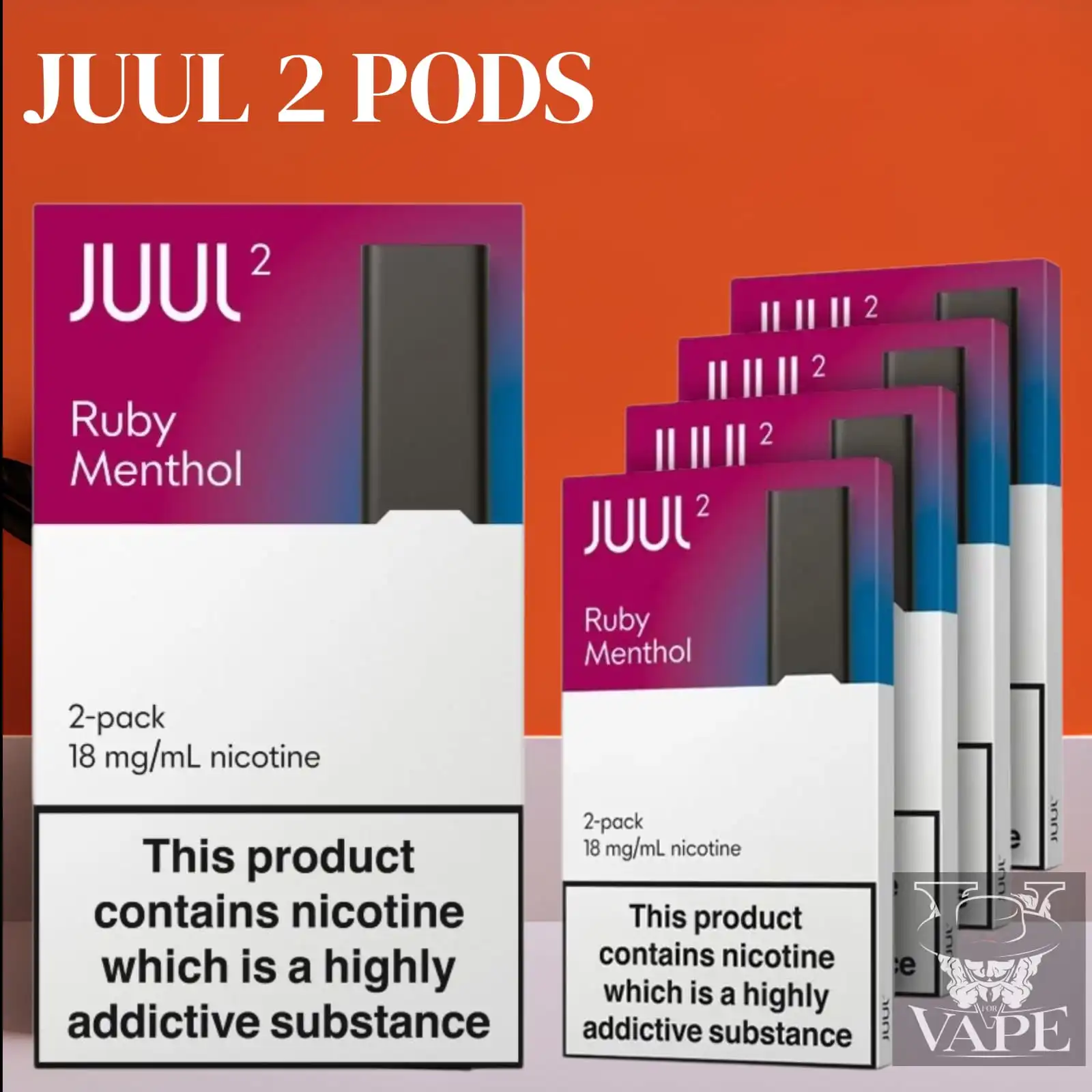 ruby menthol juul 2 JUUL2 Pods Virginia Tobacco