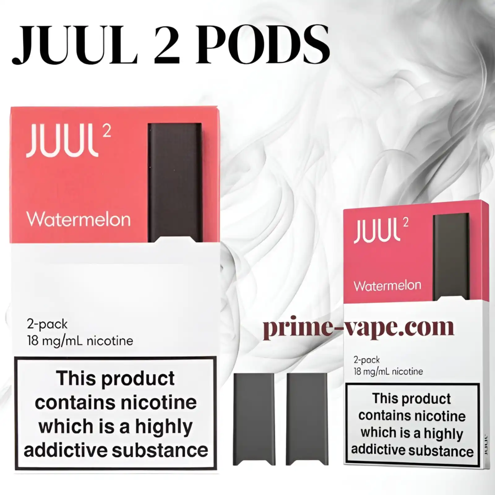 Juul 2 Pods Watermelon Flavor 2 in 1 Pack - Dubai UAE