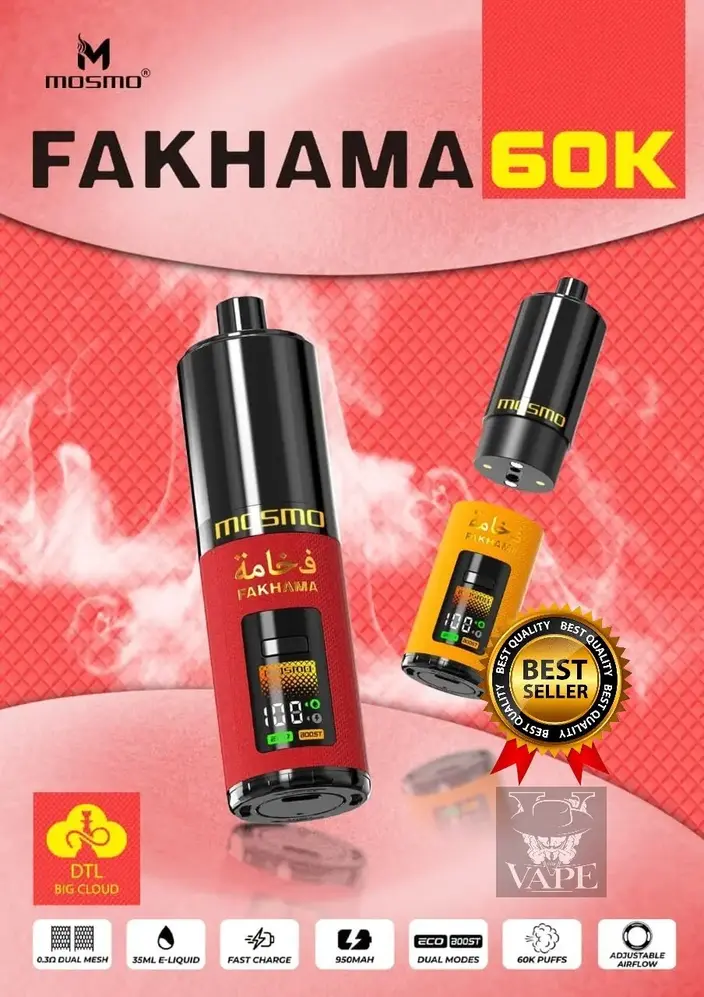 Mosmo Fakhama 60k Puffs Device+Pod | 60000 Puffs - Dubai