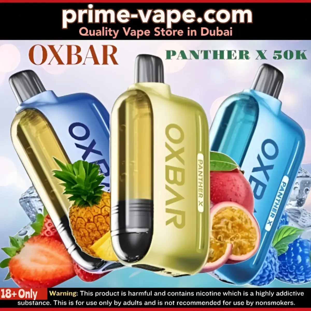 Oxbar Panther X 50000 Puffs Dr Vapes 50k Vape Kit - Dubai UAE