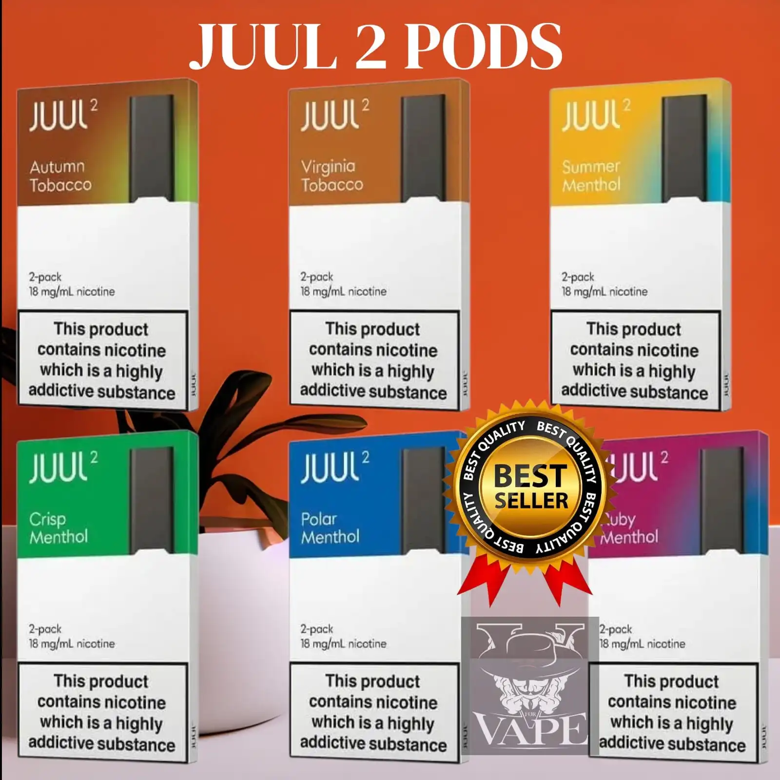 Prime Juul 2 Pods Flavors (2 in 1 Pack) | Best Vaping in Dubai UAE