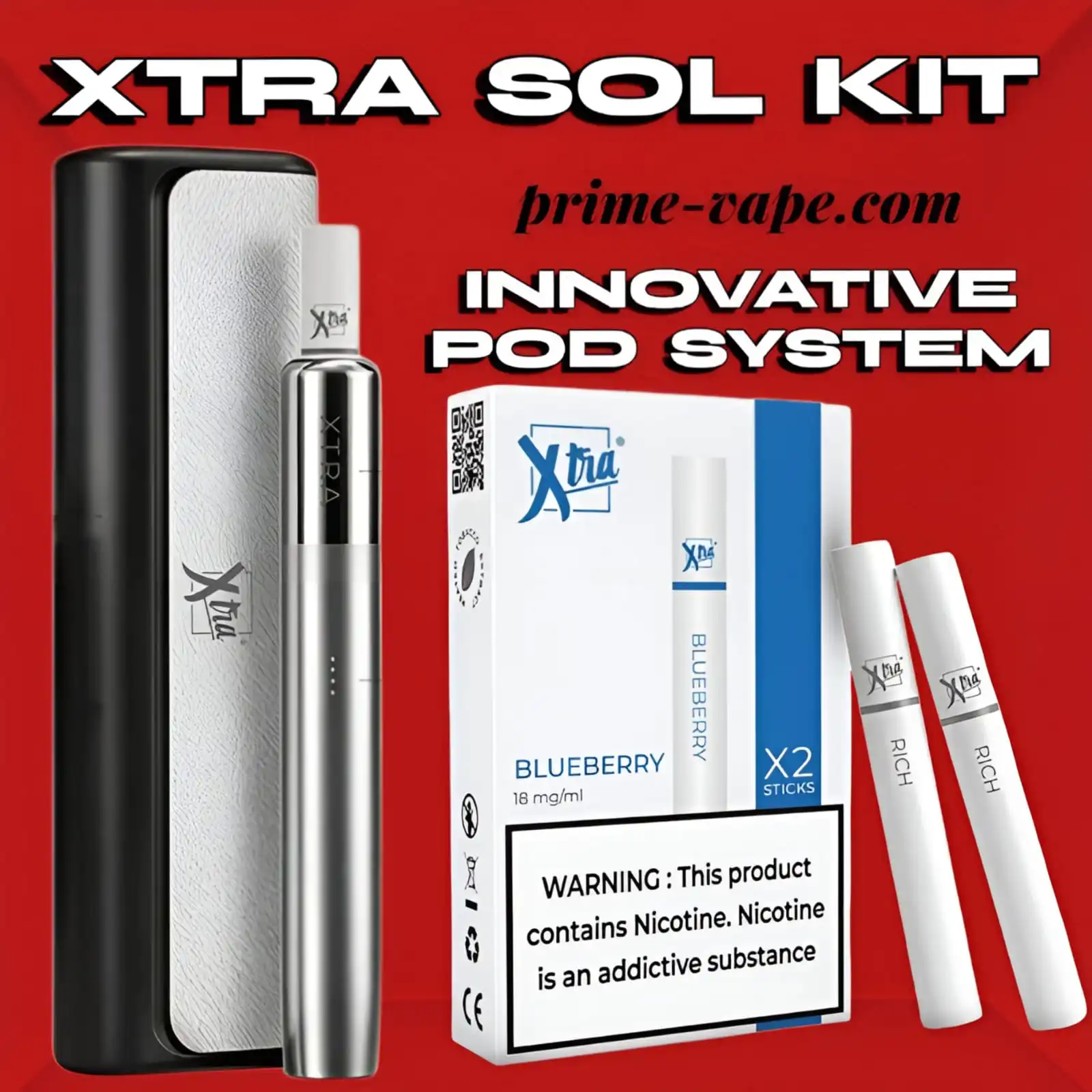 XTRA SOL KIT Pod System Device - Smooth Puffs in Dubai UAE