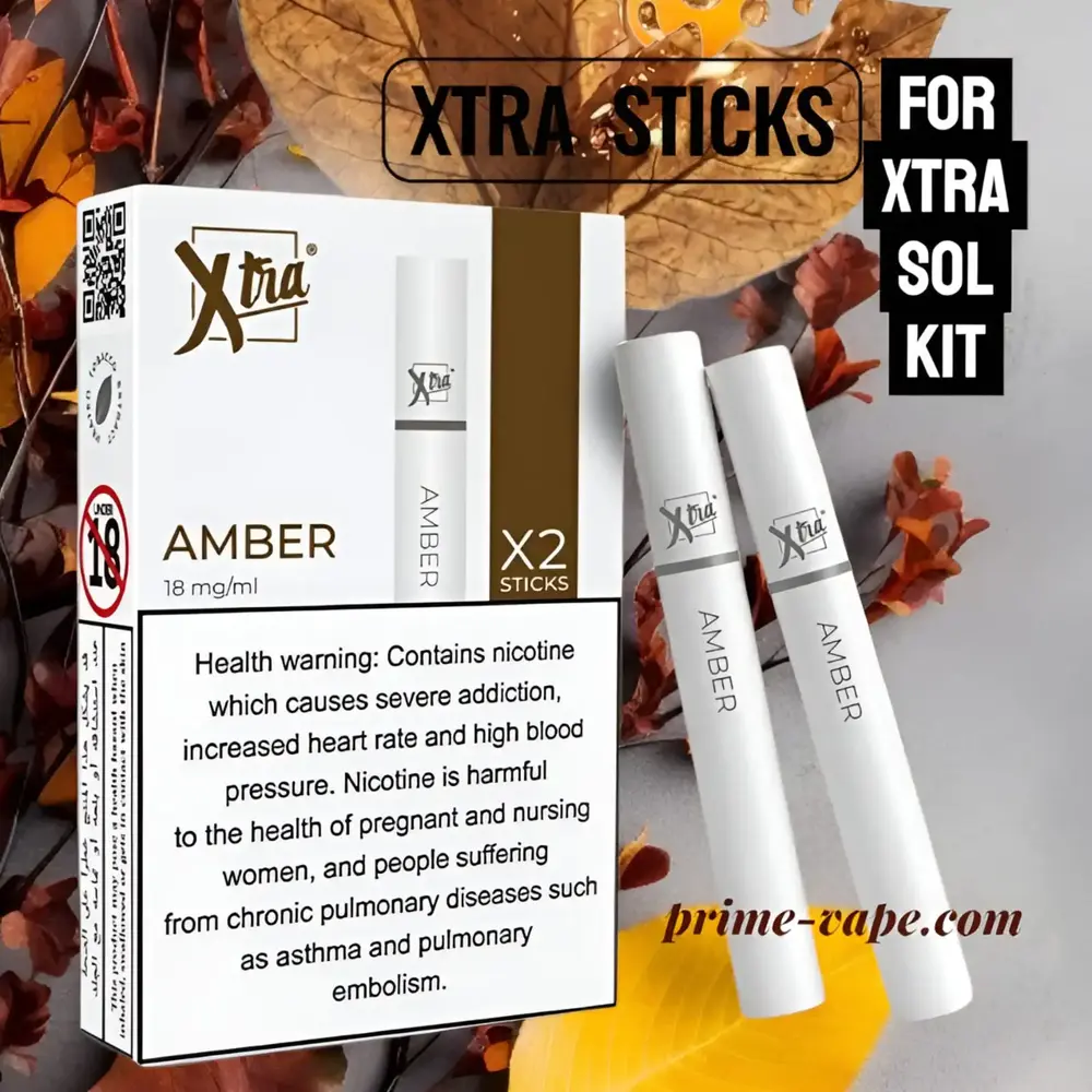Xtra Sticks Flavor Extract 18MG Nicotine for Xtra SOL Kit - UAE