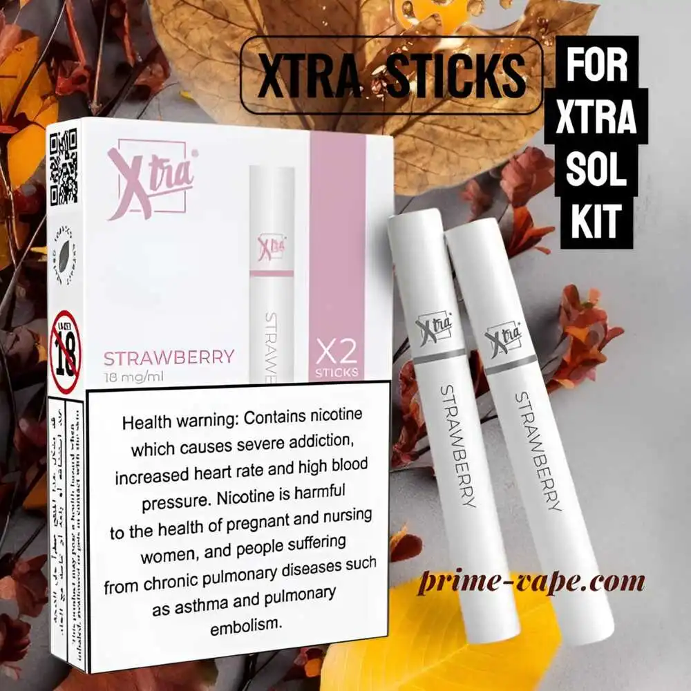 Xtra Sticks Flavor Extract 18MG Nicotine for Xtra SOL Kit - UAE