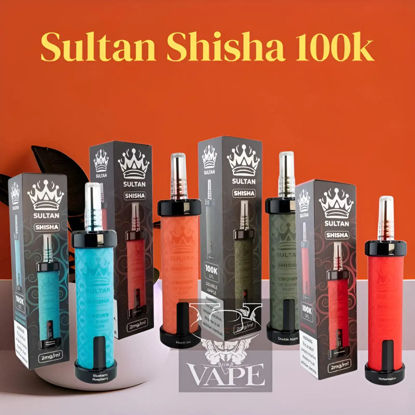 Xtra Sultan 100k Puffs DTL Shisha 2MG Disposable Vape in Dubai UAE