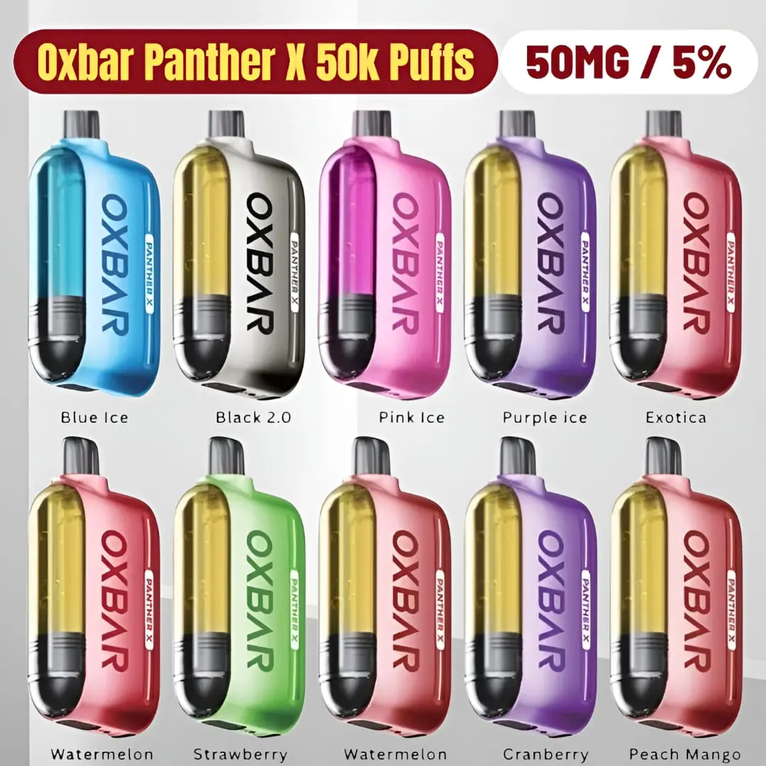 Dr Vapes Oxbar Panther X 50k Vape Kit 50mg 50000 Puffs – Dubai UAE